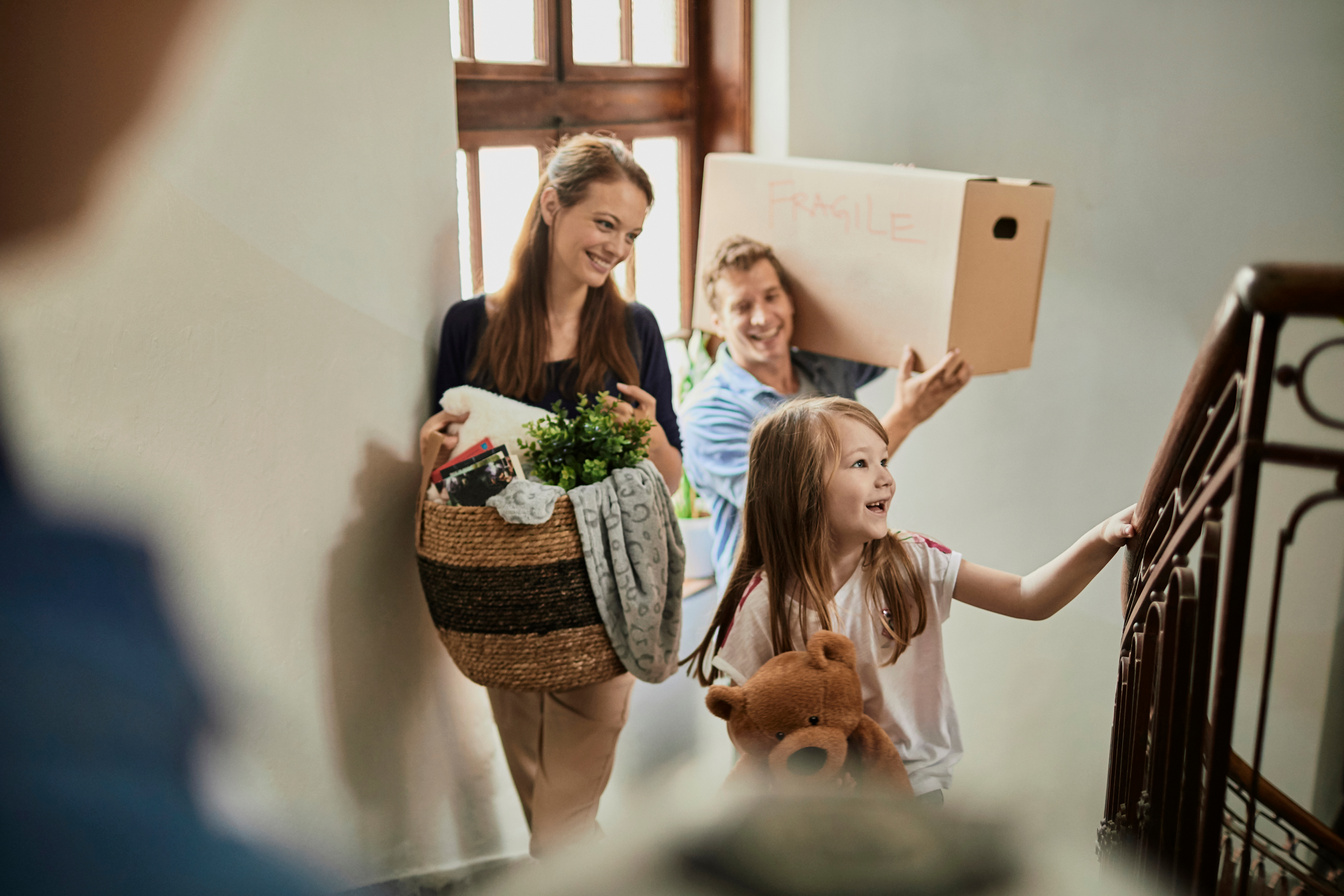 Family moving home